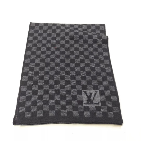 AUTH Louis Vuitton LV Lookbook Model Damier Scarf - Picture 1 of 5